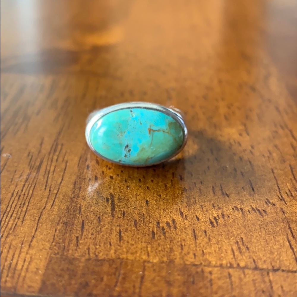 Silver & turquoise ring